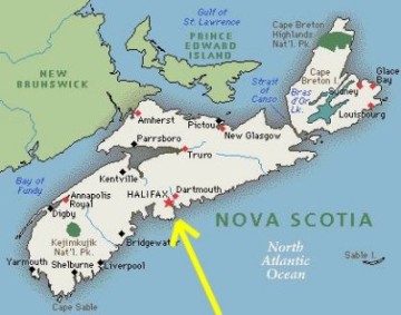 Map Nova Scotia