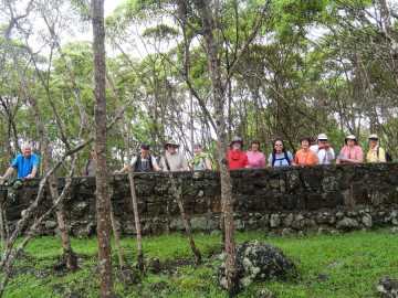 Group hike, Galapagos, 2014